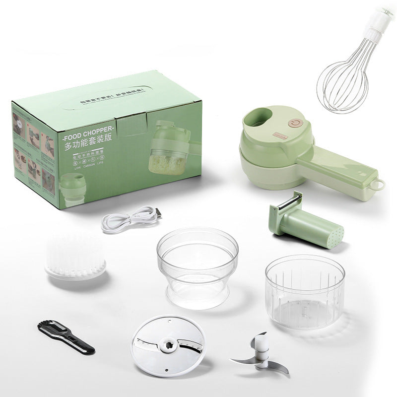 Multifunctional Household Slice Electric Garlic Chopper