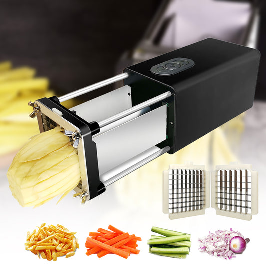 Electric French Fry Cutter With 2 Blades