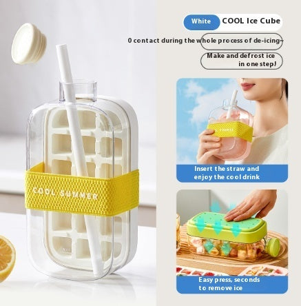 Instant Ice Maker with Straw