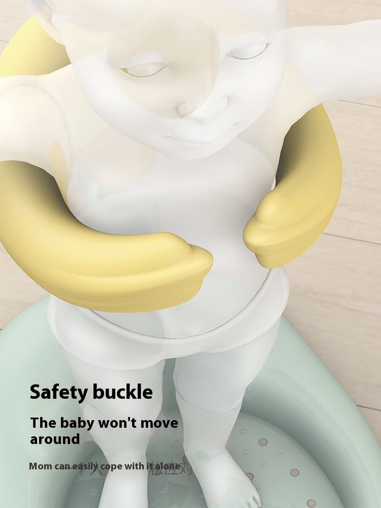 Baby Standing Red Mouth Duck Bath Table