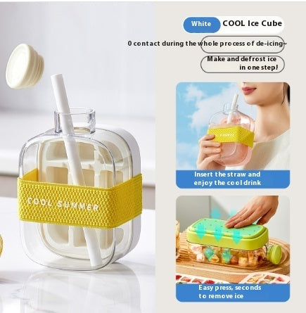 Instant Ice Maker with Straw