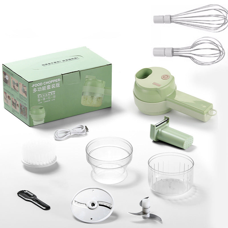 Multifunctional Household Slice Electric Garlic Chopper
