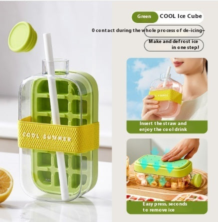 Instant Ice Maker with Straw