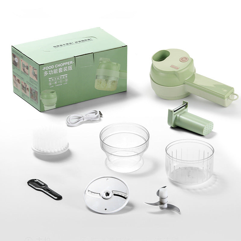 Multifunctional Household Slice Electric Garlic Chopper