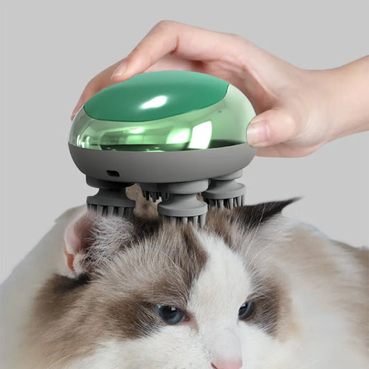 Electric Dog Cat Scalp Head Massager