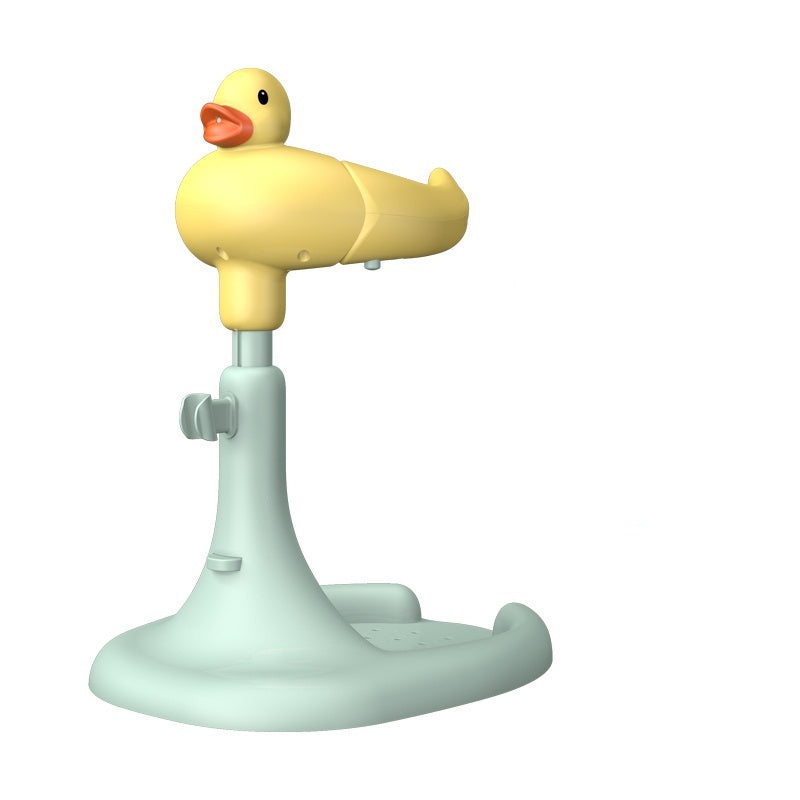 Baby Standing Red Mouth Duck Bath Table