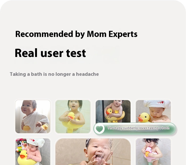 Baby Standing Red Mouth Duck Bath Table