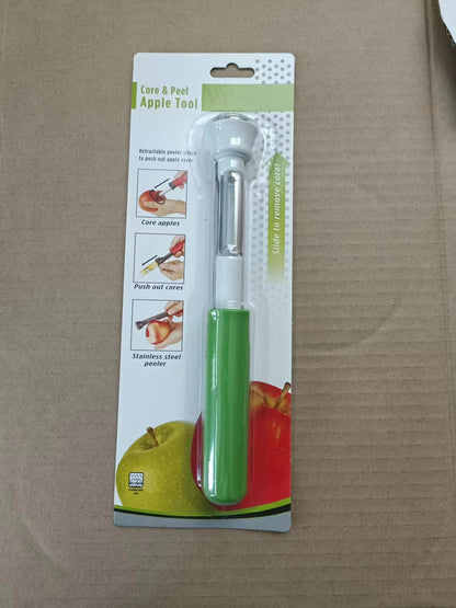 2 in 1 Stainless Steel Apple Corer Tool