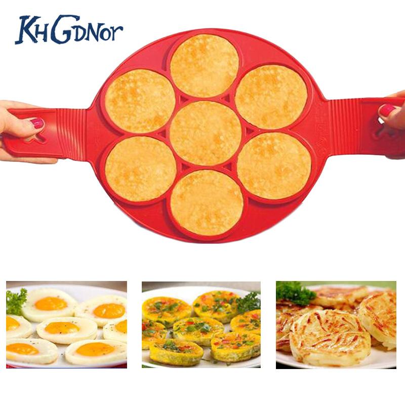 Silicone Pancake Flip Mold Nonstick Flippin' Pancake Maker