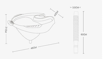 Portable Foldable Silicone Shampoo Hair Wash Basin