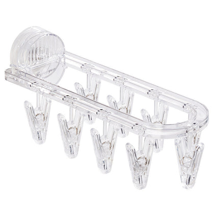 Suction Cup Folding Laundry Drying Rack