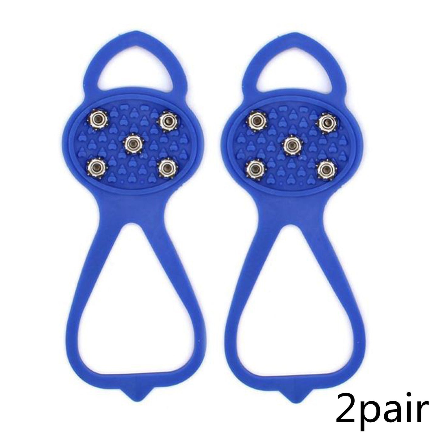 5 Teeth Ice Gripper For Shoes Crampons Ice Gripper Spike Grips Cleats