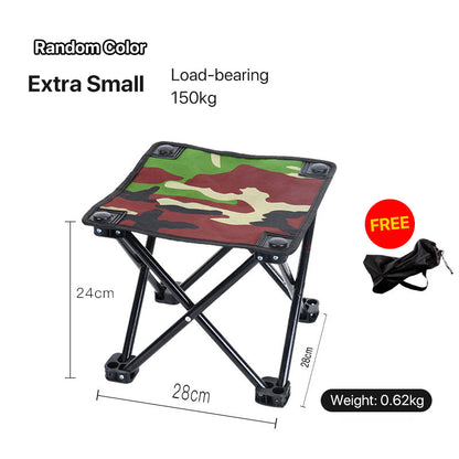 Folding Outdoor Portable Backrest Fishing Chair Stool