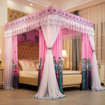 Double-layer Romantic Mosquito Net Bed Canopy