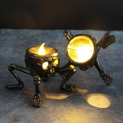 Props Skull Foot Night Lantern Halloween Candle Lantern