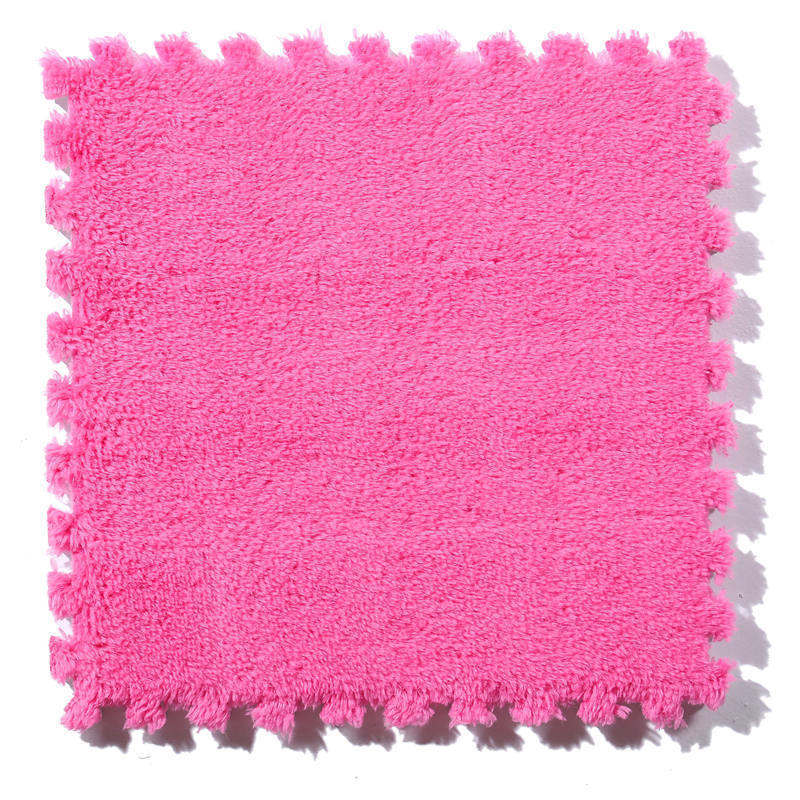 Plush Puzzle Foam Floor Mat