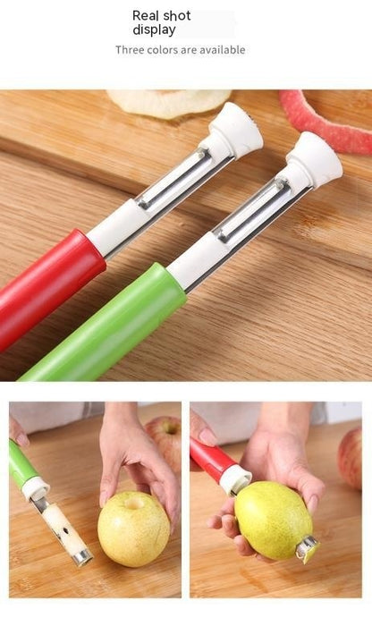 2 in 1 Stainless Steel Apple Corer Tool