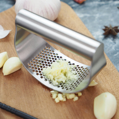 Upgraded Stainless Steel Garlic Press Squeezer