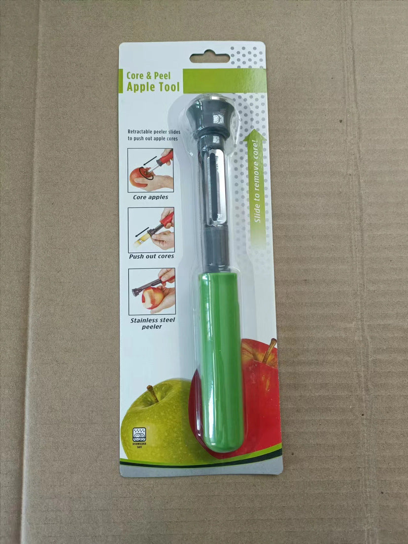 2 in 1 Stainless Steel Apple Corer Tool