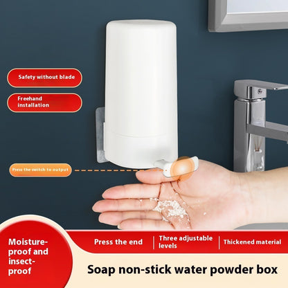 Wall Mounted Soap Powder Grinding Box