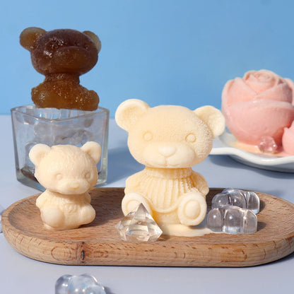 Silicone Mold Bear Shape Ice Cube Maker