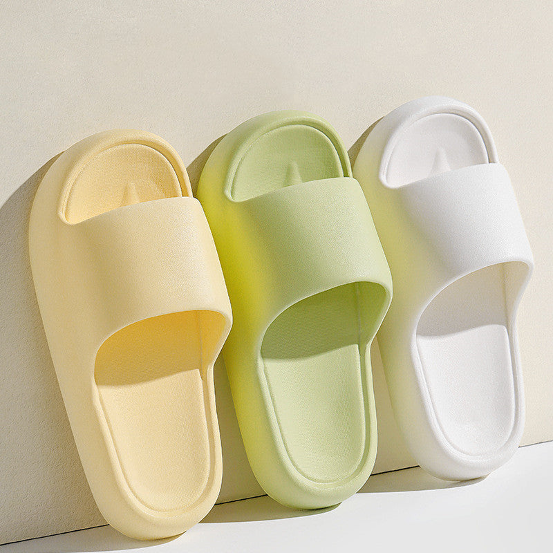 Solid Slippers Non-slip Floor Bathroom Slipper For Women Men