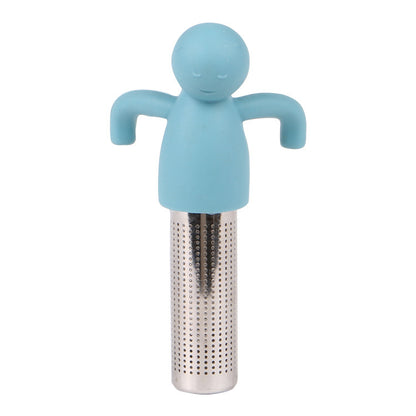 Little Man Shape Silicone Tea Strainer