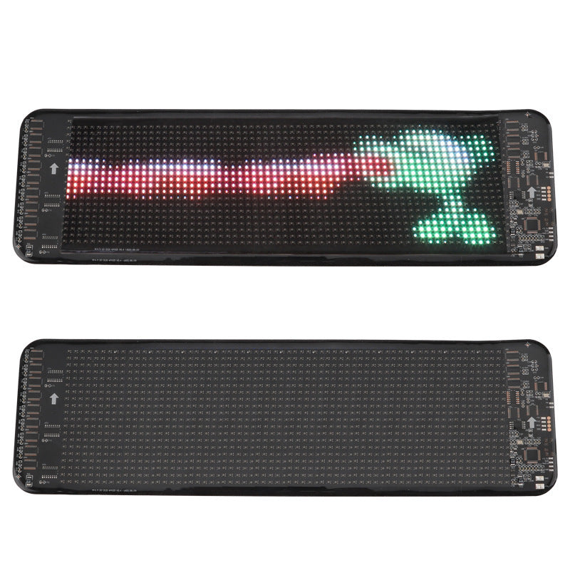 Ultra-thin Display Flexible Scrolling LED Car Sign with USB App Control