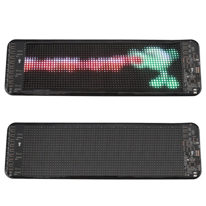 Ultra-thin Display Flexible Scrolling LED Car Sign with USB App Control