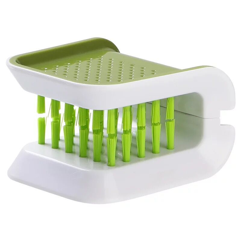 U-Shaped Knife and Cutlery Cleaner Brush