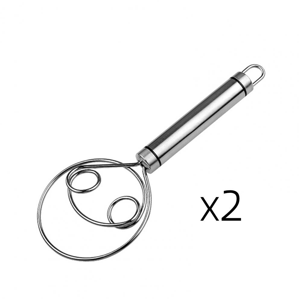 Stainless Steel Danish Manual Dough Mixer Tool