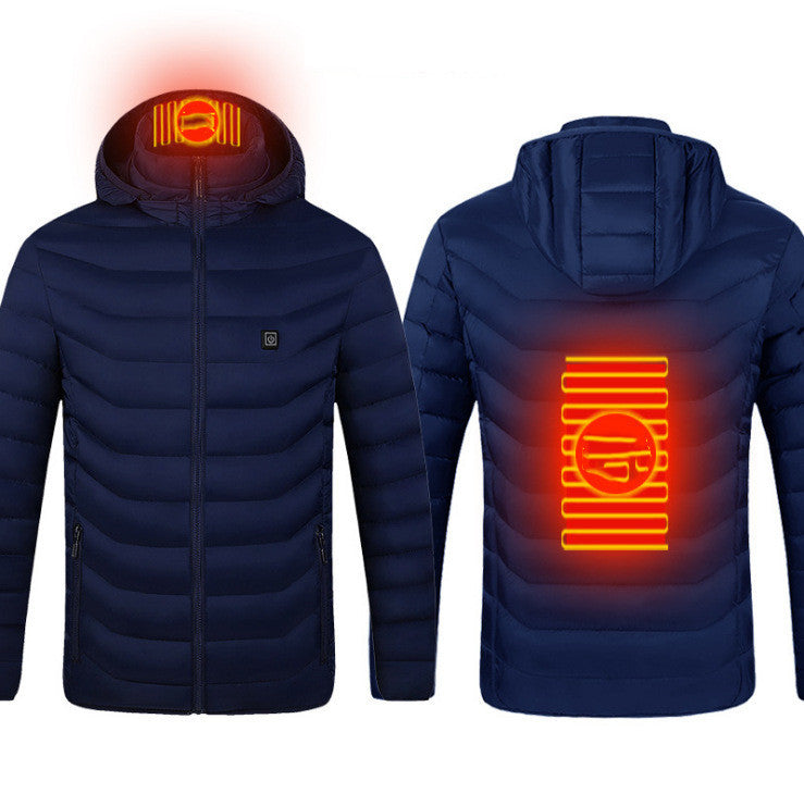 USB Electric Heated Winter Jacket for Men