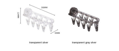 Suction Cup Folding Laundry Drying Rack