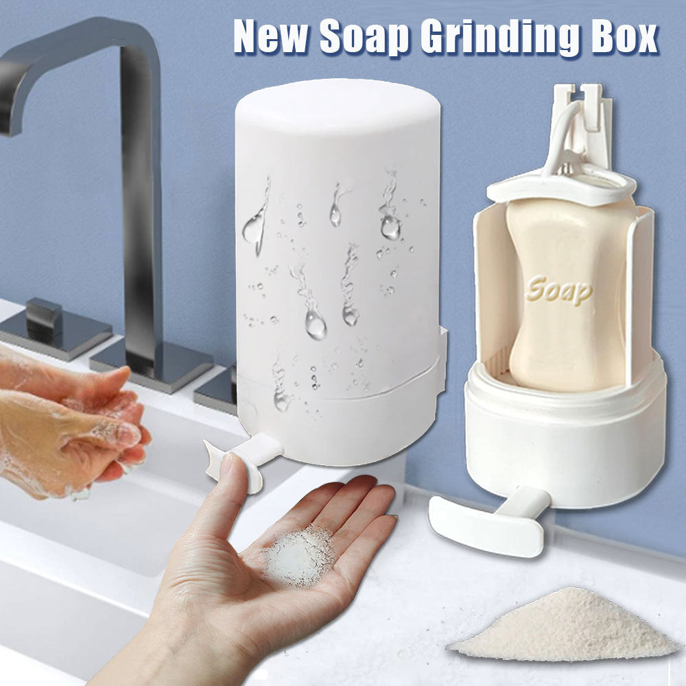 Wall Mounted Soap Powder Grinding Box