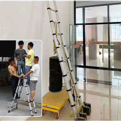 Multi-Purpose Steel Extendable Telescopic Ladder