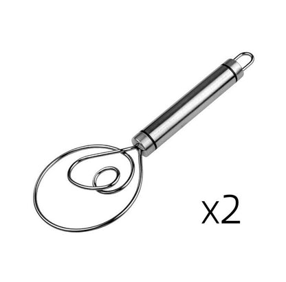 Stainless Steel Danish Manual Dough Mixer Tool