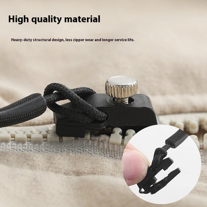 Universal Tool-free Zipper Head Repair Device