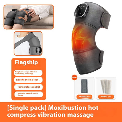 3-in-1 Wireless Heating & Vibration Massager for Knee, Shoulder