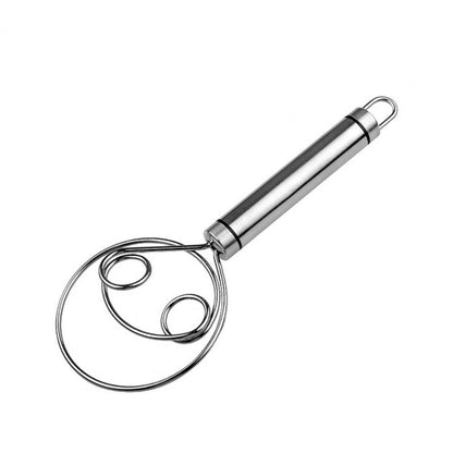 Stainless Steel Danish Manual Dough Mixer Tool