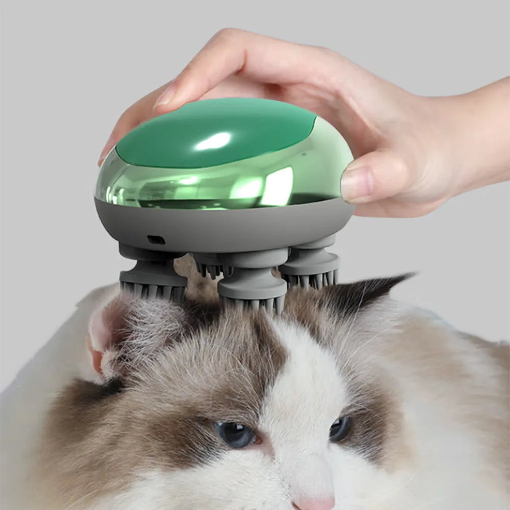 Electric Dog Cat Scalp Head Massager Nuvo Gadgets