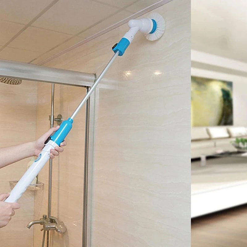 Electric Spin Scrubber Turbo Scrub Cleaning Brush