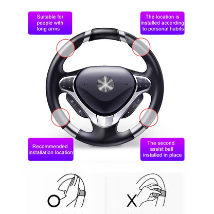 Car Turning Steering Wheel Booster Knob Ball