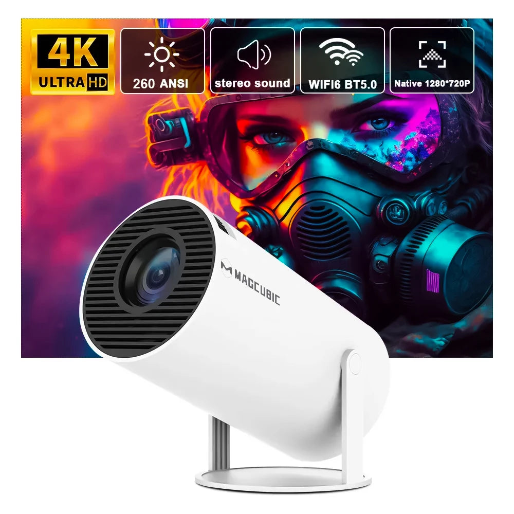 4K Mini Portable Projector