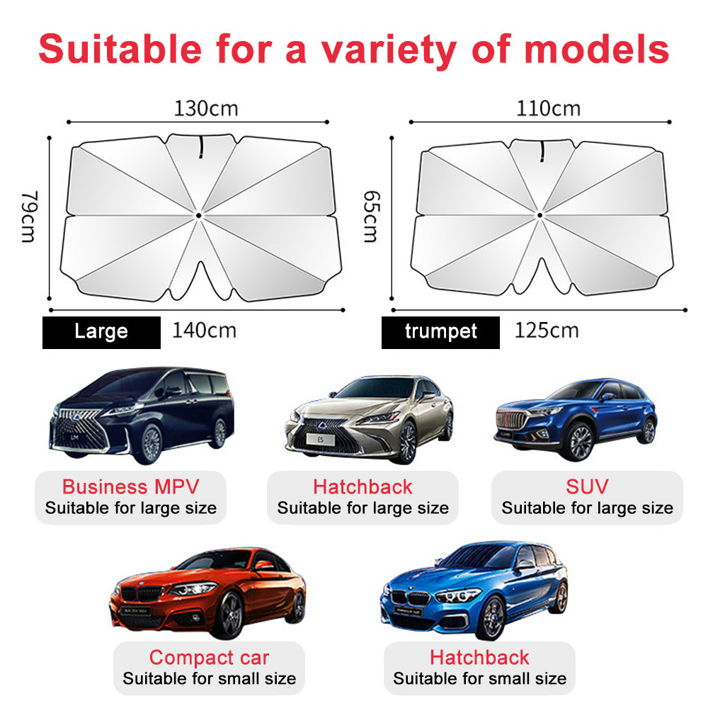 Foldable Car Windshield Sunshade Umbrella