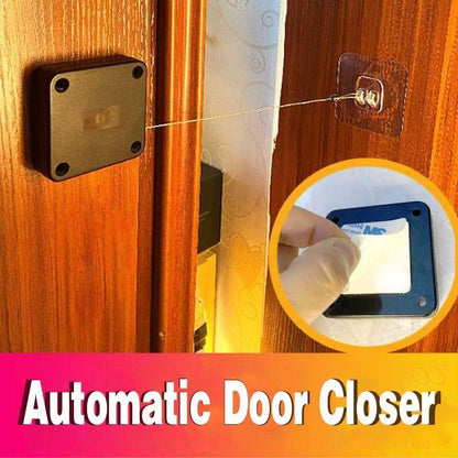 Automatic Door Closer - Punch-Free Soft Close Door Closer