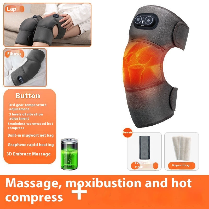 3-in-1 Wireless Heating & Vibration Massager for Knee, Shoulder