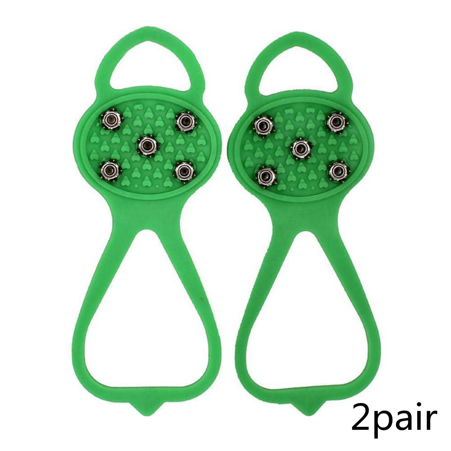 5 Teeth Ice Gripper For Shoes Crampons Ice Gripper Spike Grips Cleats