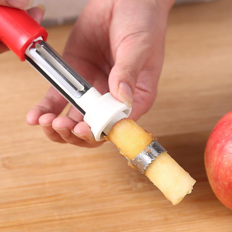 2 in 1 Stainless Steel Apple Corer Tool