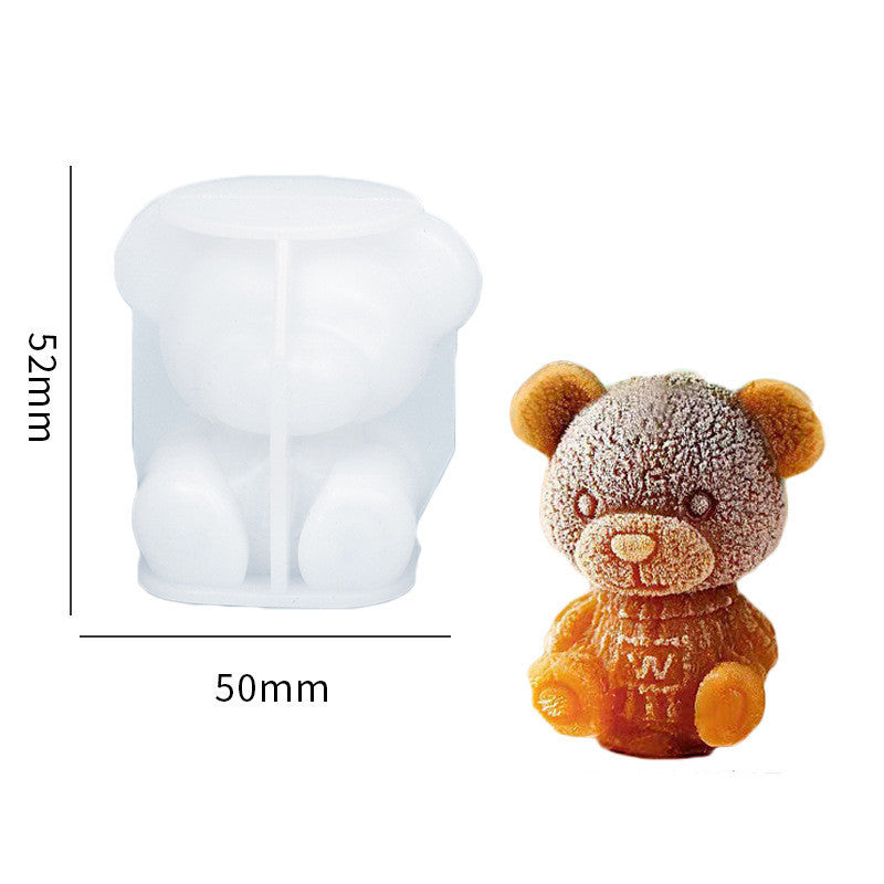 Silicone Mold Bear Shape Ice Cube Maker