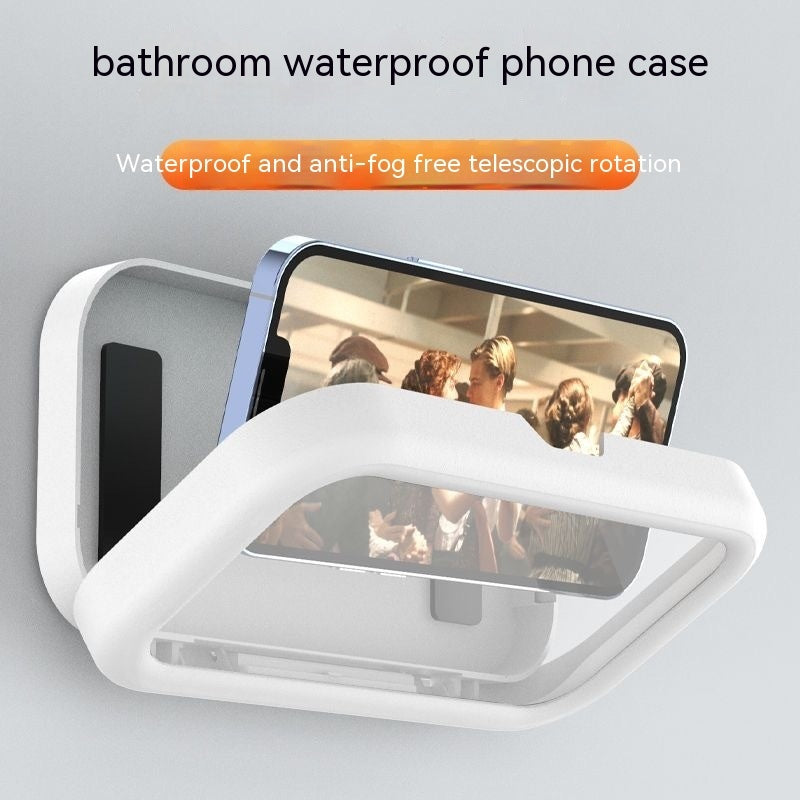 Waterproof Shower Phone Holder with 360° Rotation